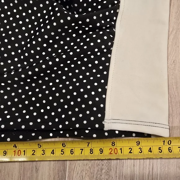 Sheridyn Swim Women's Marilyn Boyleg One Piece Swimsuit US Size 12 Black/White. - Picture 12 of 12